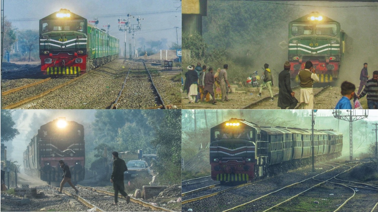 Fastest Heavy Dust Trains Pakistan | Thunderstorm Trains Of Pakistan Railways