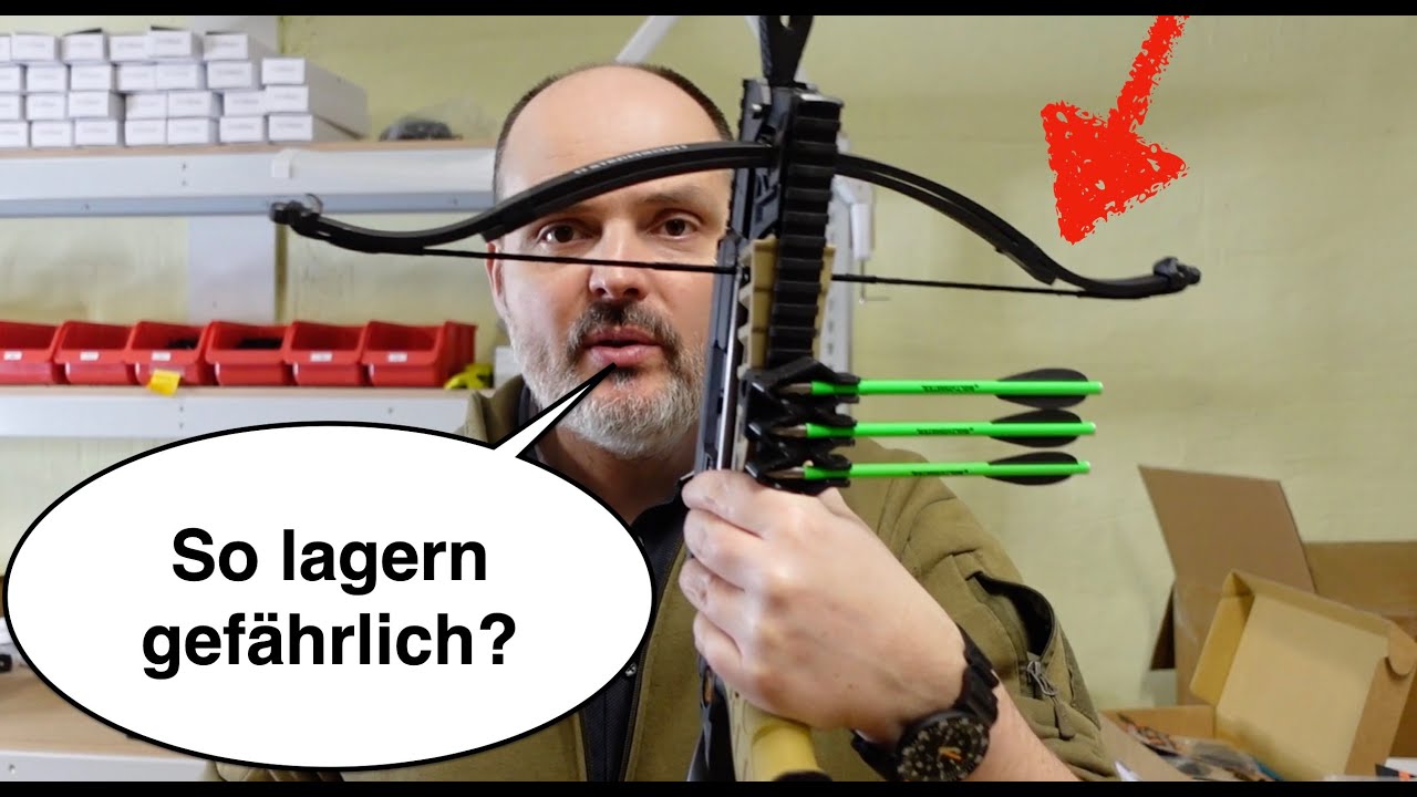 Armbrust Sehne beim Lagern ausspannen?