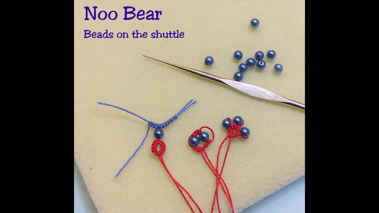 Shuttle Tatting: Beads On The Shuttle Thread