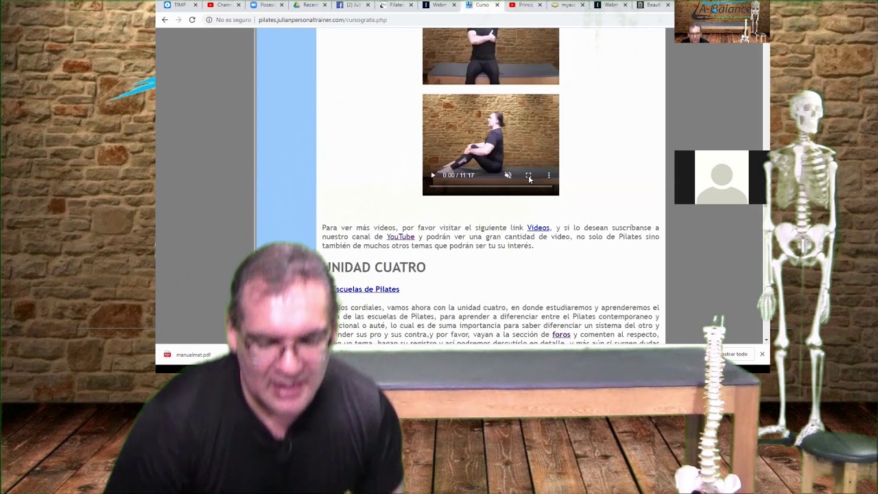 Curso de Pilates Mat gratuito - Clase 2 de 6 - Principios y fundamentos de Pilates