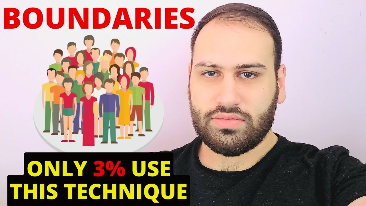 AN EASY TECHNIQUE TO MAKE YOUR LIFE BETTER | Boundaries, change your life forever, soft skills