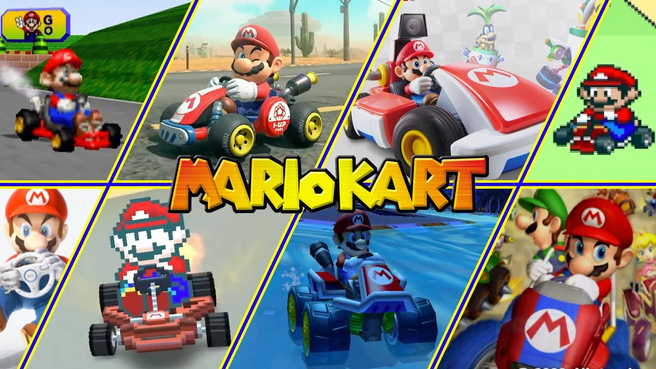 All Mario Kart Intros (1992 - 2025) - Evolution of Games