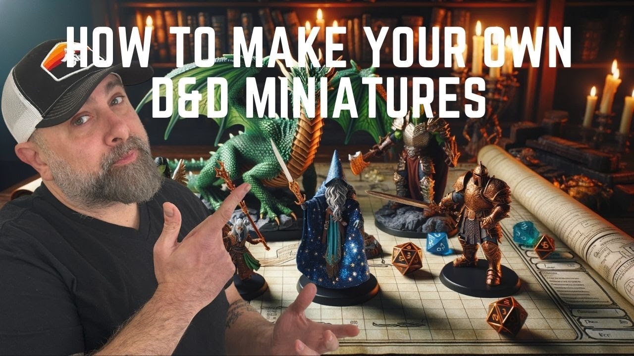How to Make Your Own Dungeons and Dragons Miniatures - QUICK and EASY!