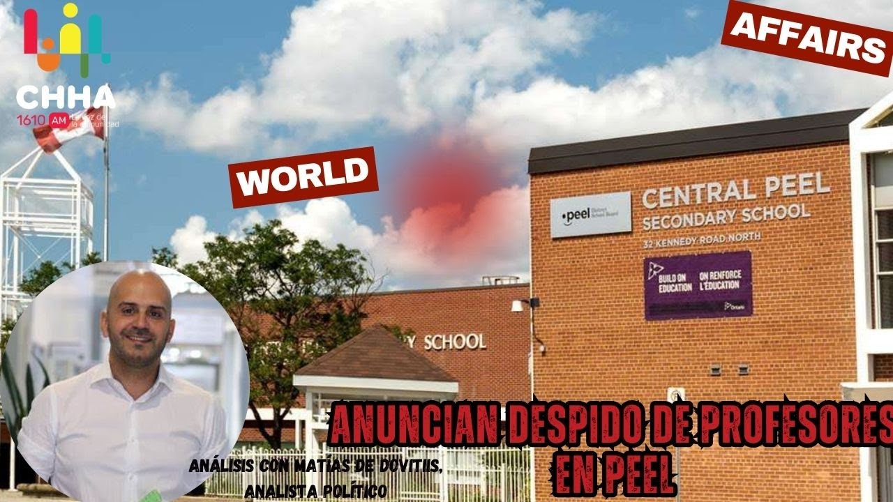 Anuncian despido de profesores en Peel con Matías De Dovitiis, Analista Político