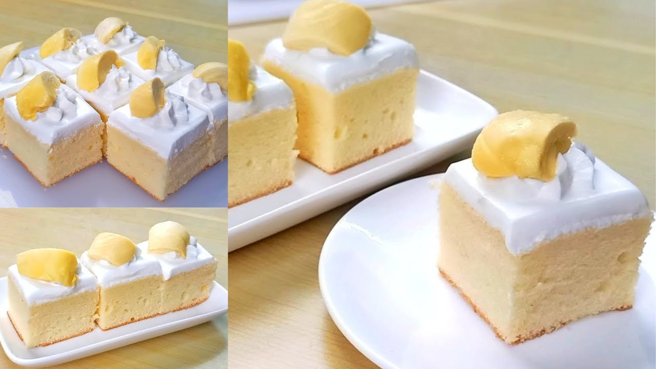 เค้กชิฟฟ่อนทุเรียน | สูตรเค้กชิฟฟ่อน ทุเรียน แสนอร่อย สูตรเค้กง่ายๆ