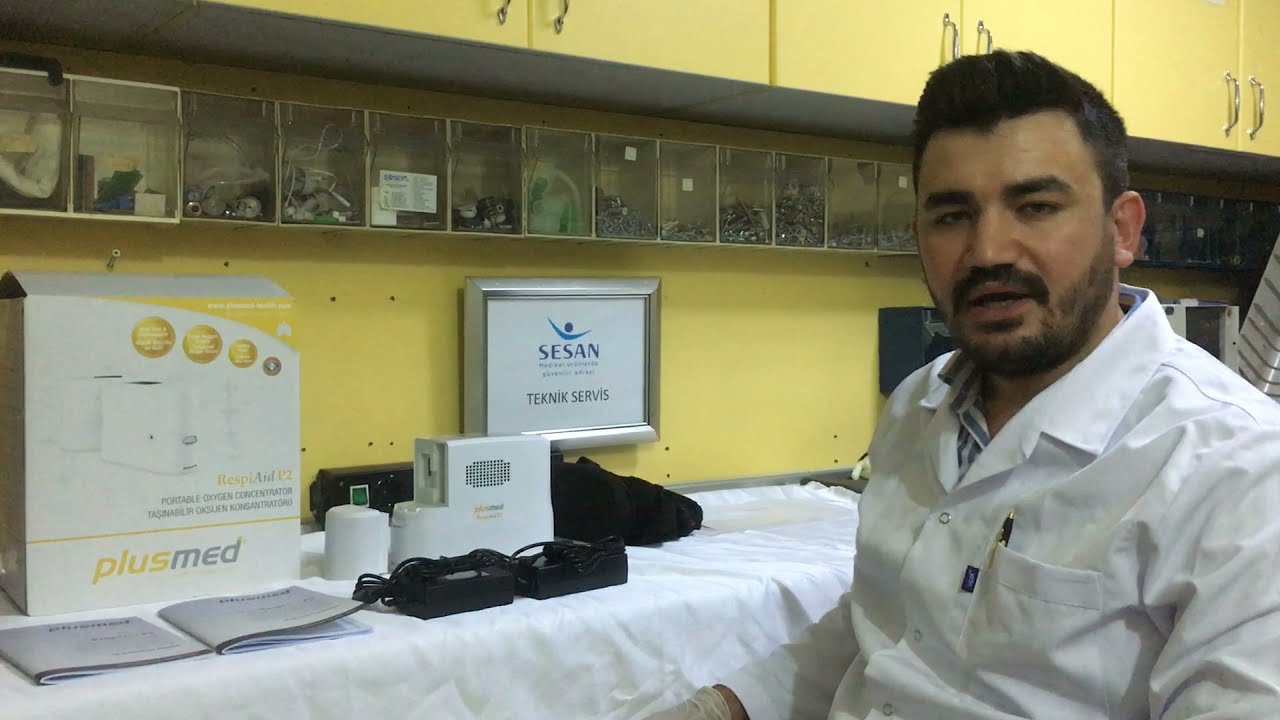 2kg Taşınabilir Oksijen Konsantratörü Plusmed RespiAid P2 Nasıl Kullanılır?