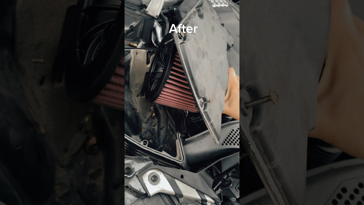 K&N Filter on Audi A4 B9 (stock) revs sounds