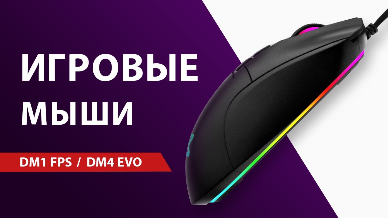 ОБЗОР ИГРОВЫХ МЫШЕЙ DM1 FPS И DM4 EVO