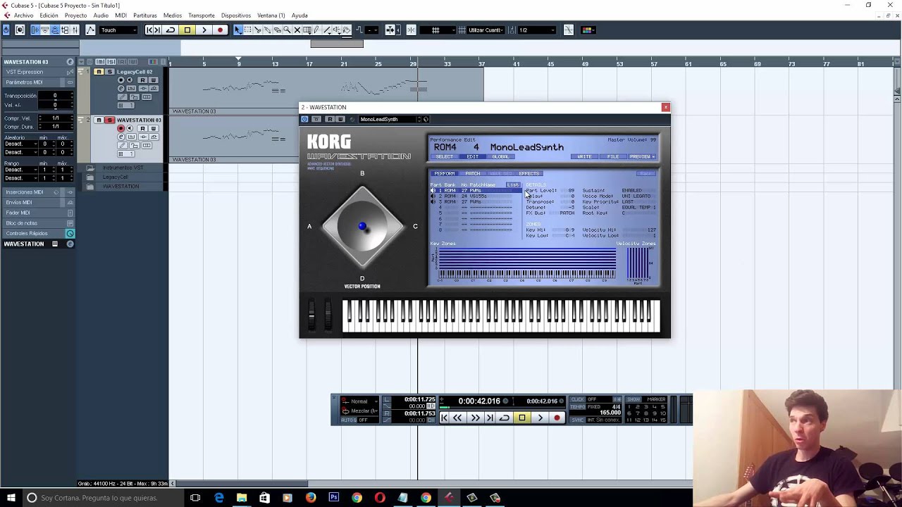 SONIDO SOLOS DE TECLADO LEAD POWER METAL -CUBASE LEGACYCELL WAVESTATION-