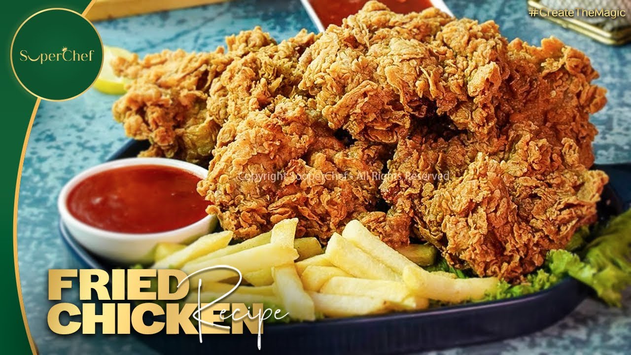Fried Chicken KFC Style Recipe by SooperChef | Crispy Chicken Broast