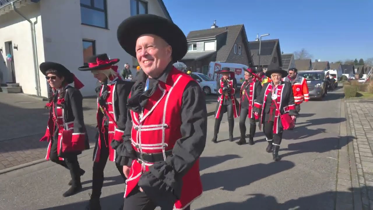 Veedelszug Karnevalszug Zug Karneval - BEGAU 2-3-2025 - 4K - Alsdorf Begau Zug 2025