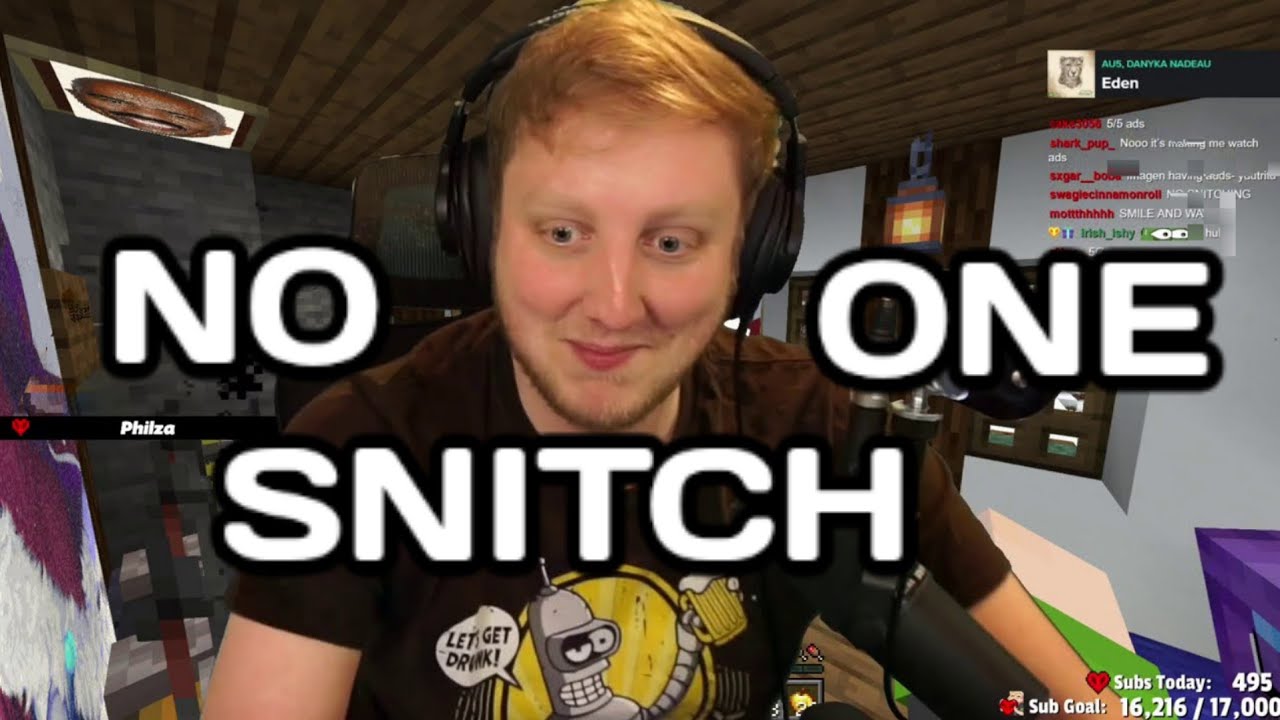 Philza accidentally blew up Techno's house... (Dream SMP)
