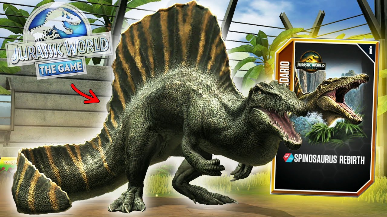 ¡POR FIN SPINO DE REBIRTH CONSEGUIDO! El Dinosaurio MAS PODEROSO de Jurassic World El Juego