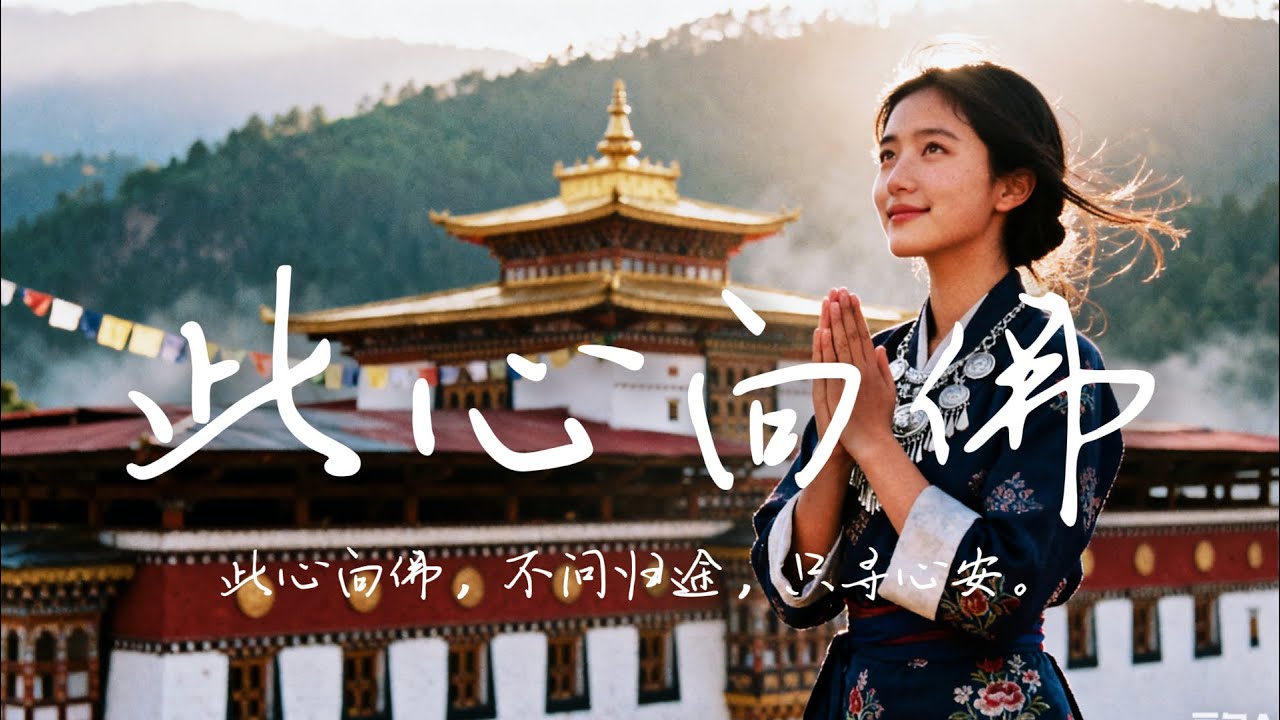 【此心向佛】| 一首讓心放下的佛曲| 不丹佛國天籟之聲| 民族樂器| 讀書、寫作、休息都合適的背景音樂🎧  | 純淨舒緩系音樂 ✨ #不丹音樂 #流行歌曲  #民謠 #民間音樂 #療愈音樂#工作音樂
