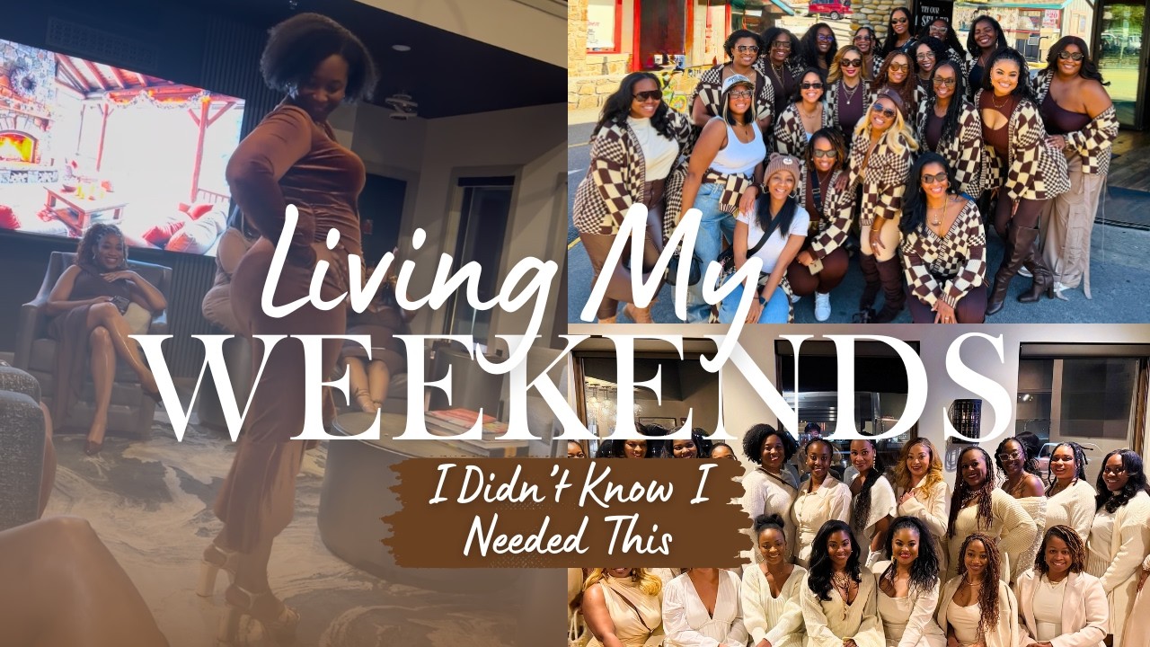 Main Character Energy in My 40s… Book Club Retreat Vlog