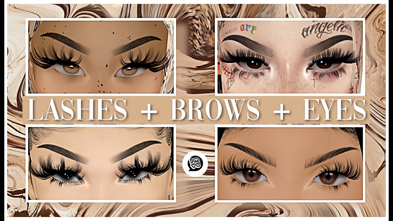 IMVU | Lashes, Brow and Eye Combos + Links