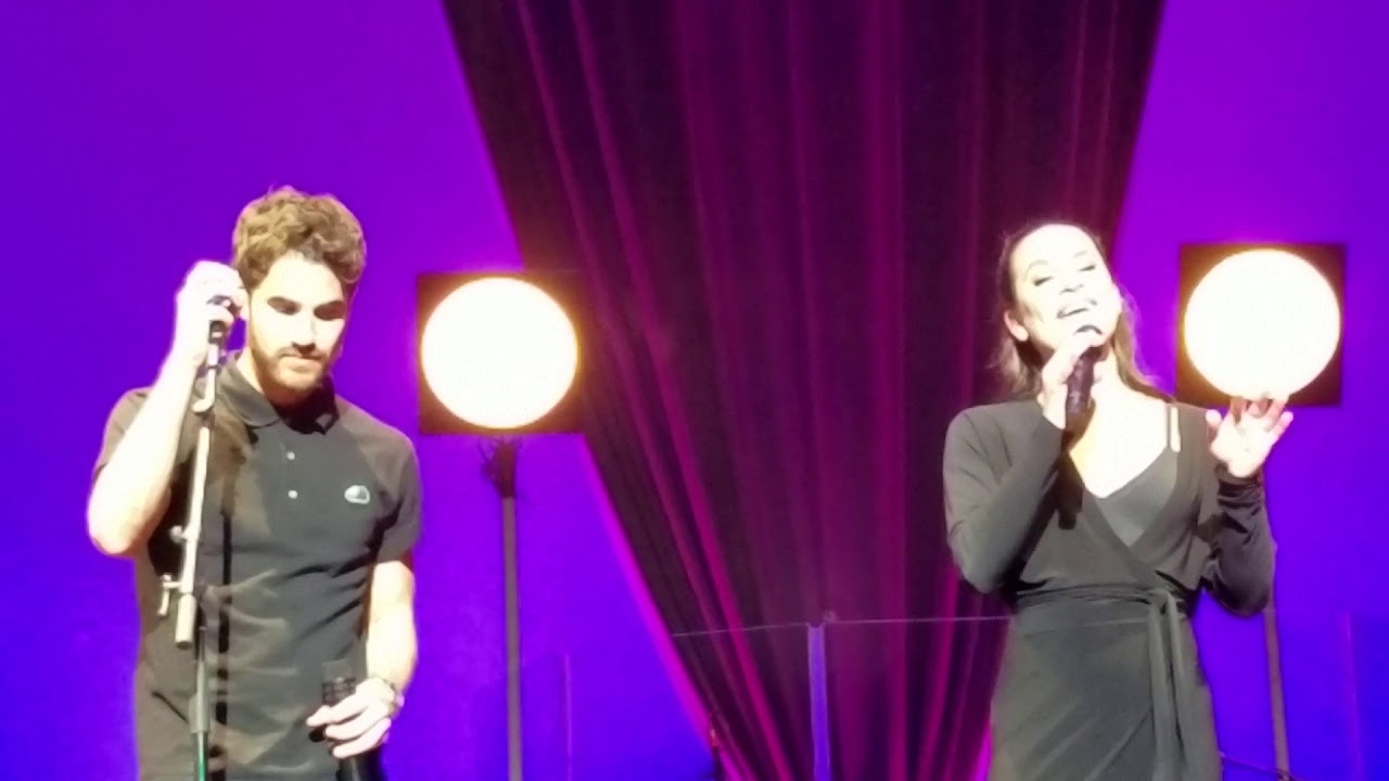 Lea and Darren duet on Getaway Car LMDC TOUR PITTSBURGH