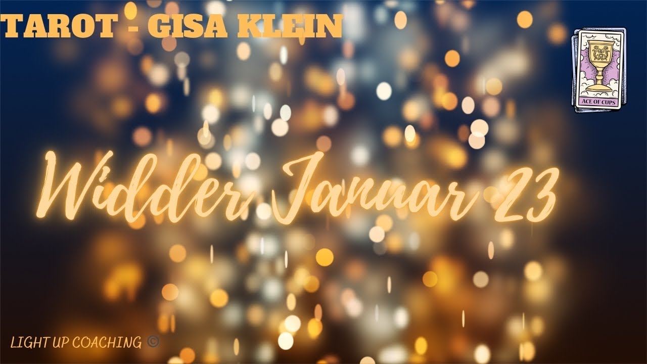 ♈️Widder♈️Januar 23/Neues Lebensziel und Visionen- As der Kelche 🥂#tarot #tarortreading #widder