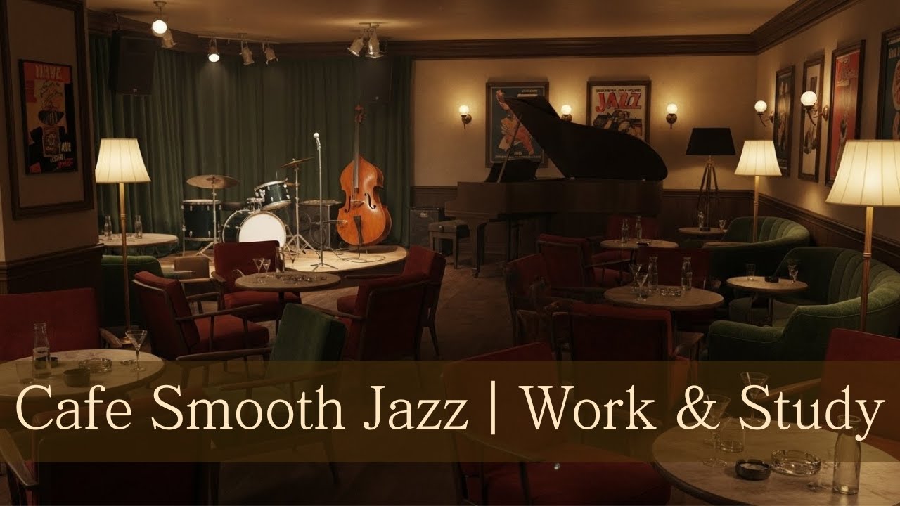카페음악 Smooth Jazz ☕ 집중되는 재즈 BGM | Cafe Smooth Jazz for Work & Study #SmoothJazz #카페음악