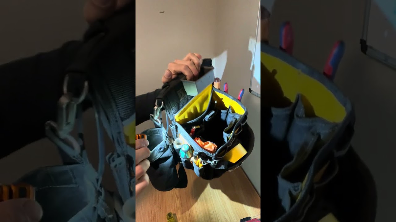 A carpenters daily tools bag: loadout, philosophy and thoughts on heavy vs light bags.