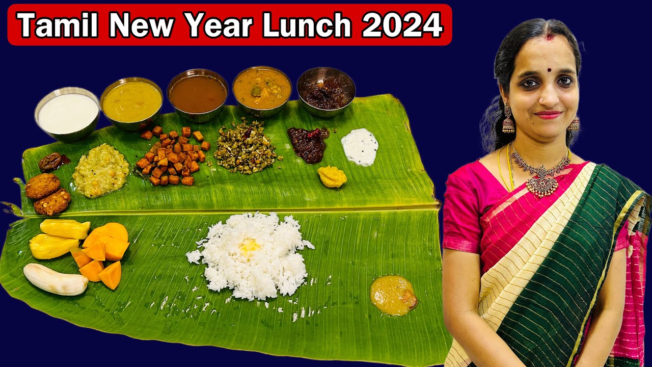 தமிழ் புத்தாண்டு ஸ்பெஷல் சமையல் 2024 | Tamil new year lunch recipe in tamil | South Indian Veg Thali