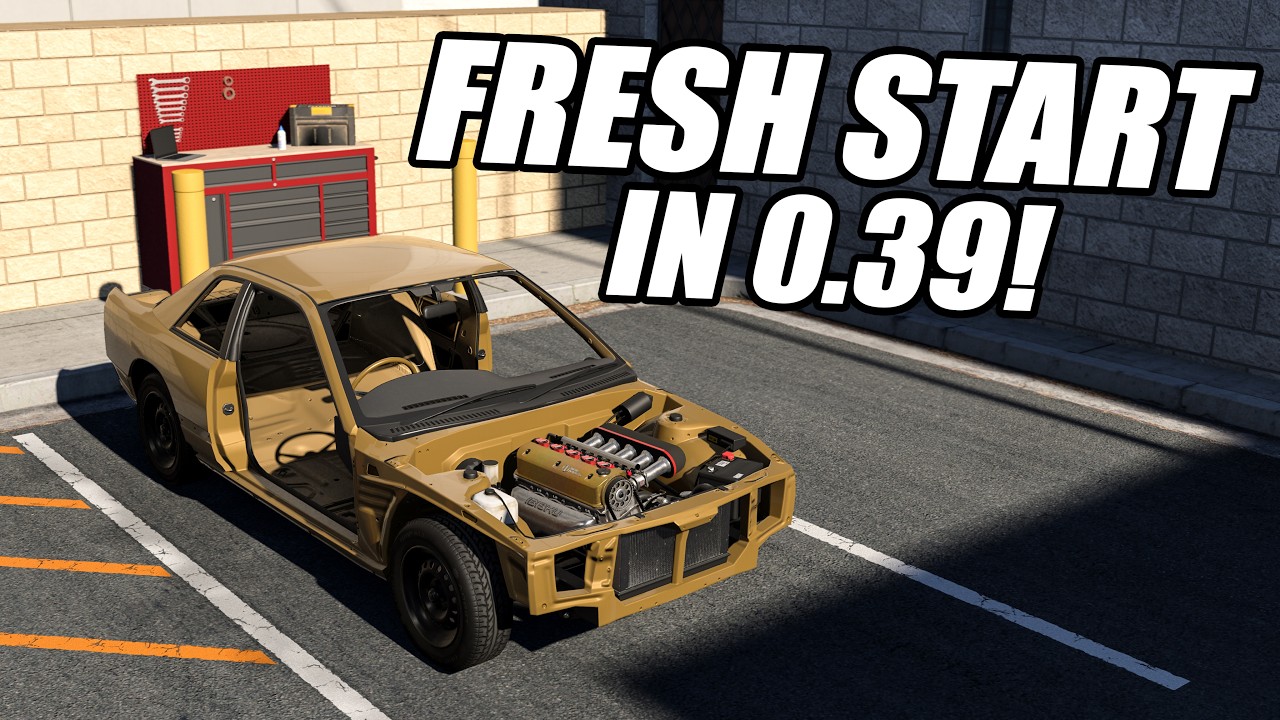 Покупаем наш первый проект в режиме карьеры RLS для BeamNG 0.39!