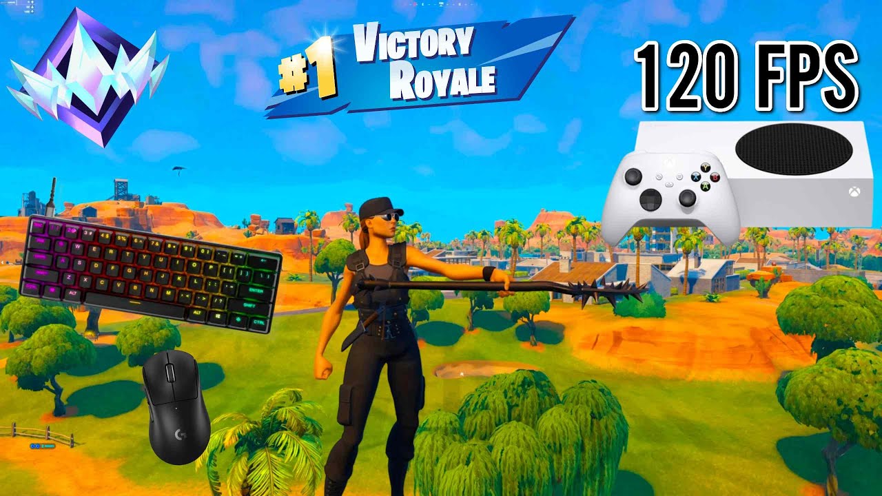 Fortnite Unreal Ranked Reload On Xbox Series S | Keyboard & Mouse Gameplay | 120 FPS | 4K