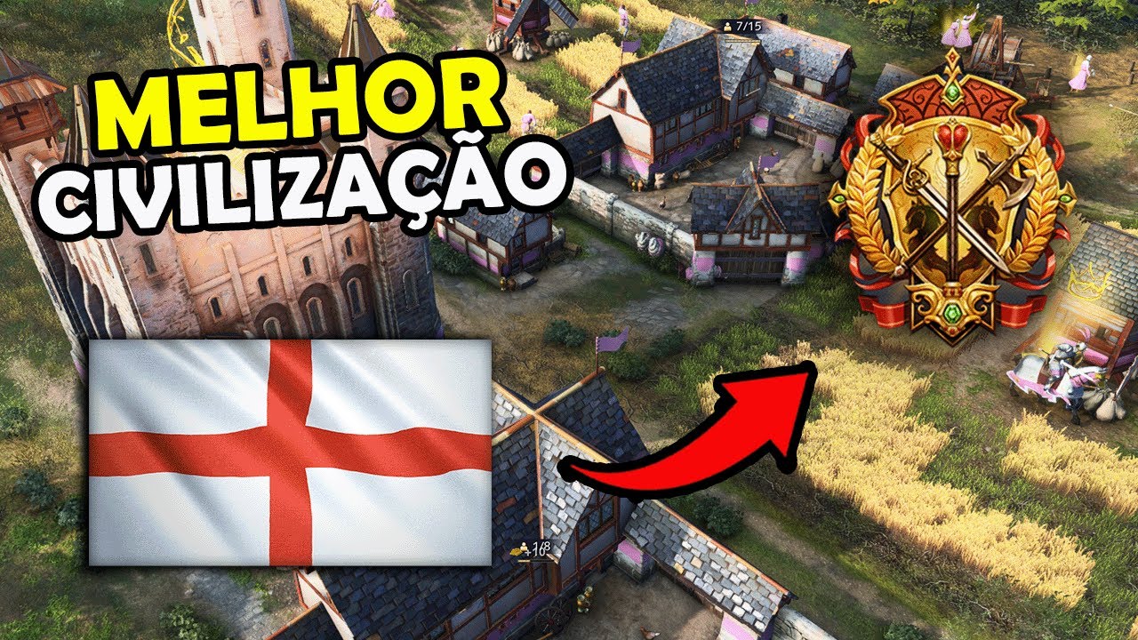 Como Jogar de Ingleses no Age of Empires 4 | Gameplay Comentada Dando Dicas no Conquistador