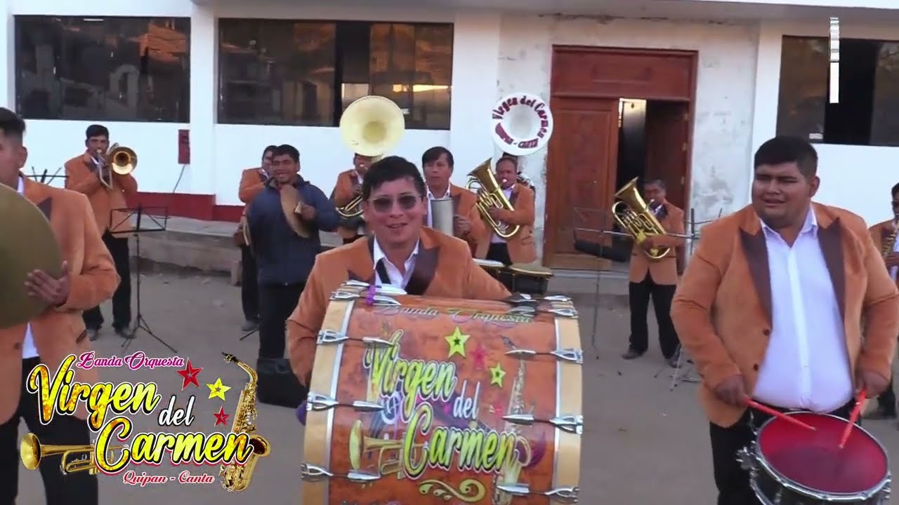 BANDA ORQUESTA VIRGEN DEL CARMEN QUIPAN - CANTA : MIX DE HUAYNOS 2