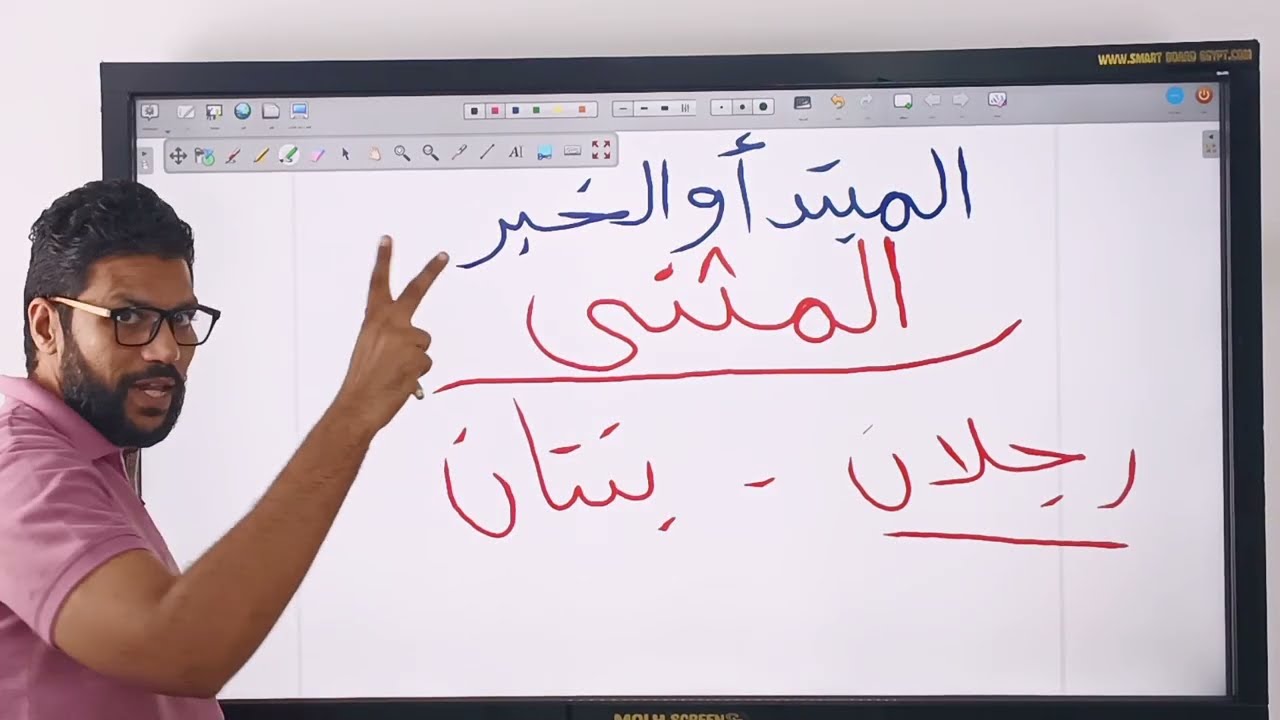 شرح درس المبتدأ والخبر المثنى - رابعة ابتدائي - المنهج الجديد 2026