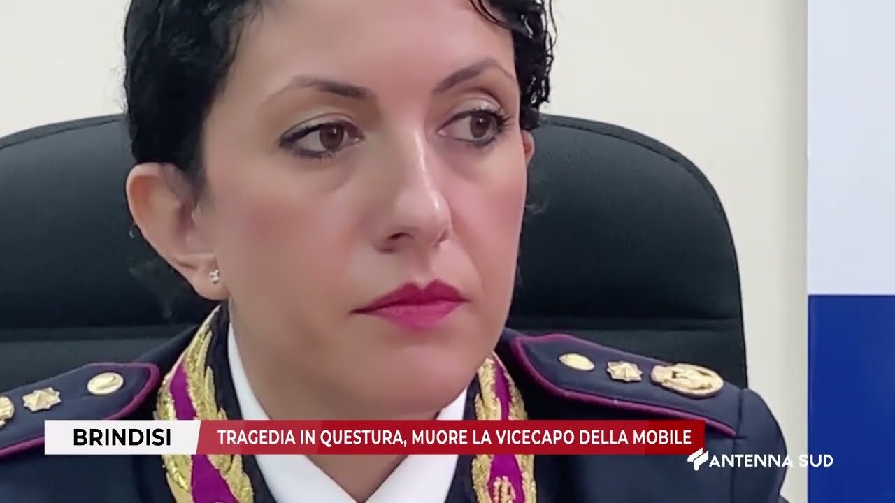 04 AGOSTO 2025 - BRINDISI - TRAGEDIA IN QUESTURA, MUORE LA VICECAPO DELLA MOBILE