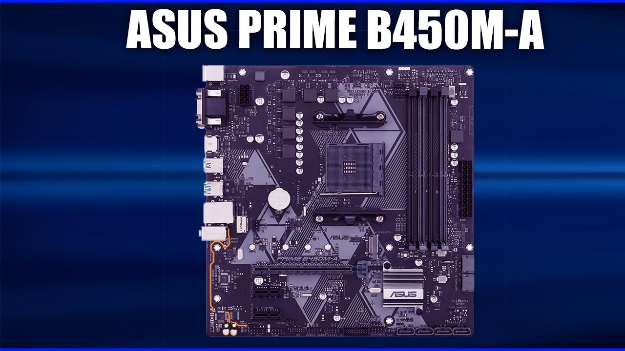 Материнская плата Asus PRIME B450M-A