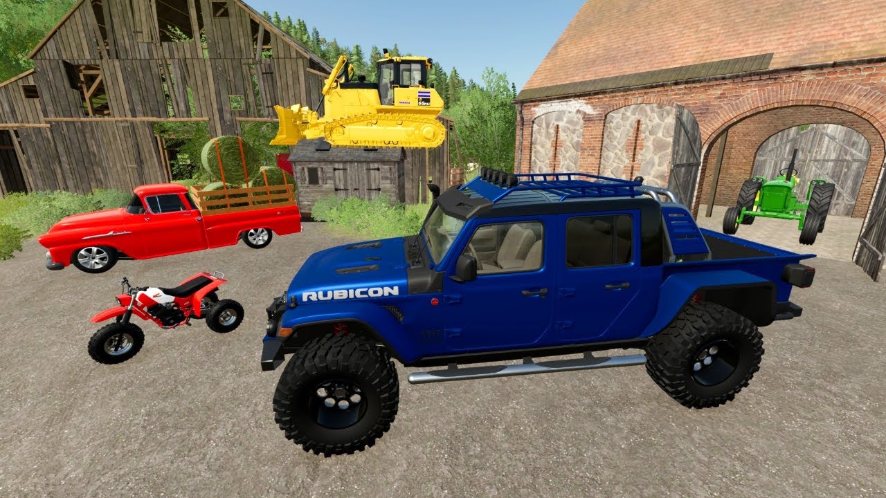 Opening Barns at Abandoned Ranch | Farming Simulator 22