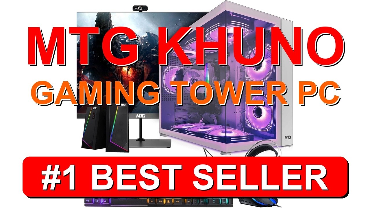 MTG Khuno Gaming Tower PC Intel Core i7 8th Gen RTX 3060 12GB - B0C7WTGW1B