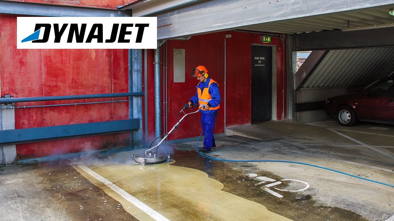 Nettoyer des Parkings avec les Nettoyeurs Haute Pression DYNAJET