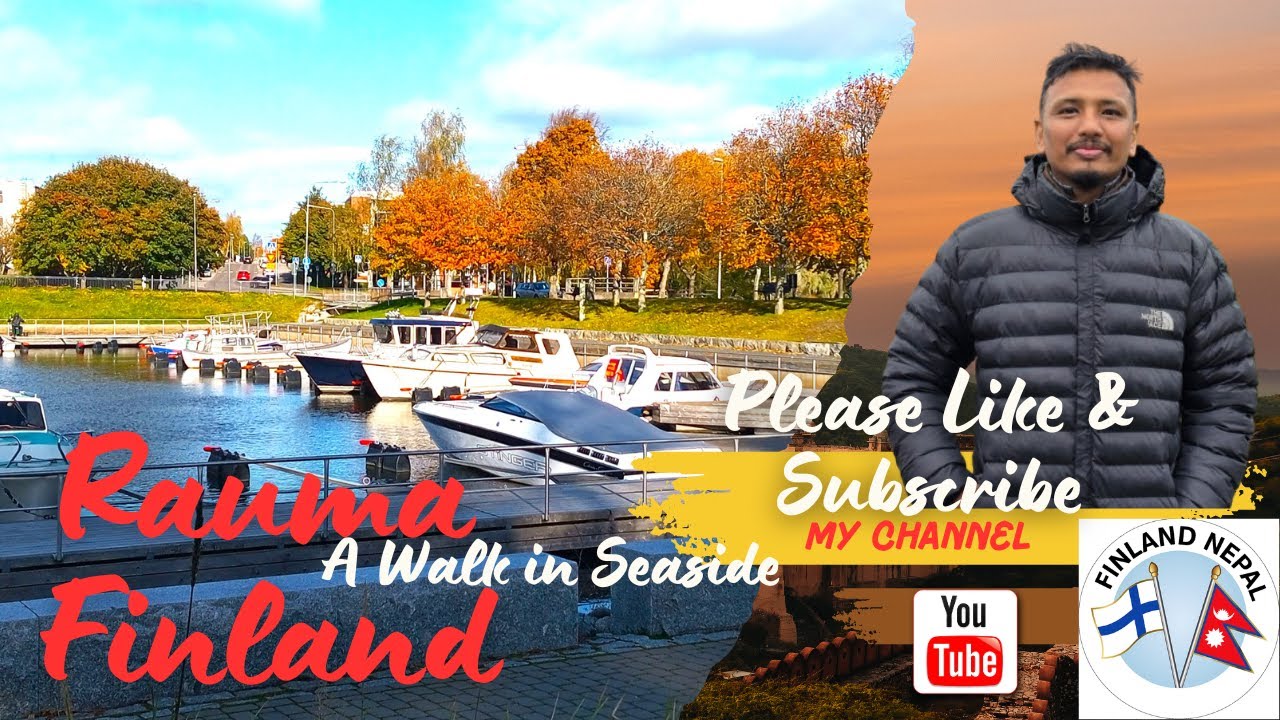 Walk to Seaside at Rauma Finland