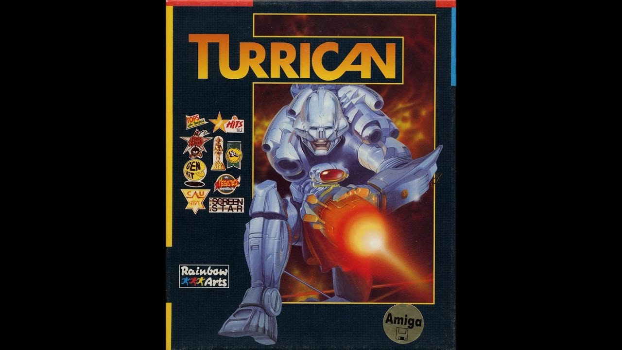 Amiga 500 Spiel # Turrican  # in OVP vorgestellt und angespielt.