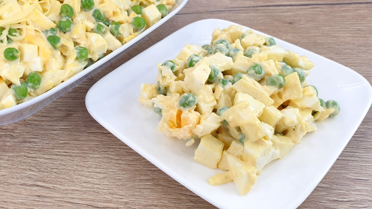 Яичный экспресс-салат из 4 ингредиентов не только на Пасху 🥚 гости любят этот салат 👍