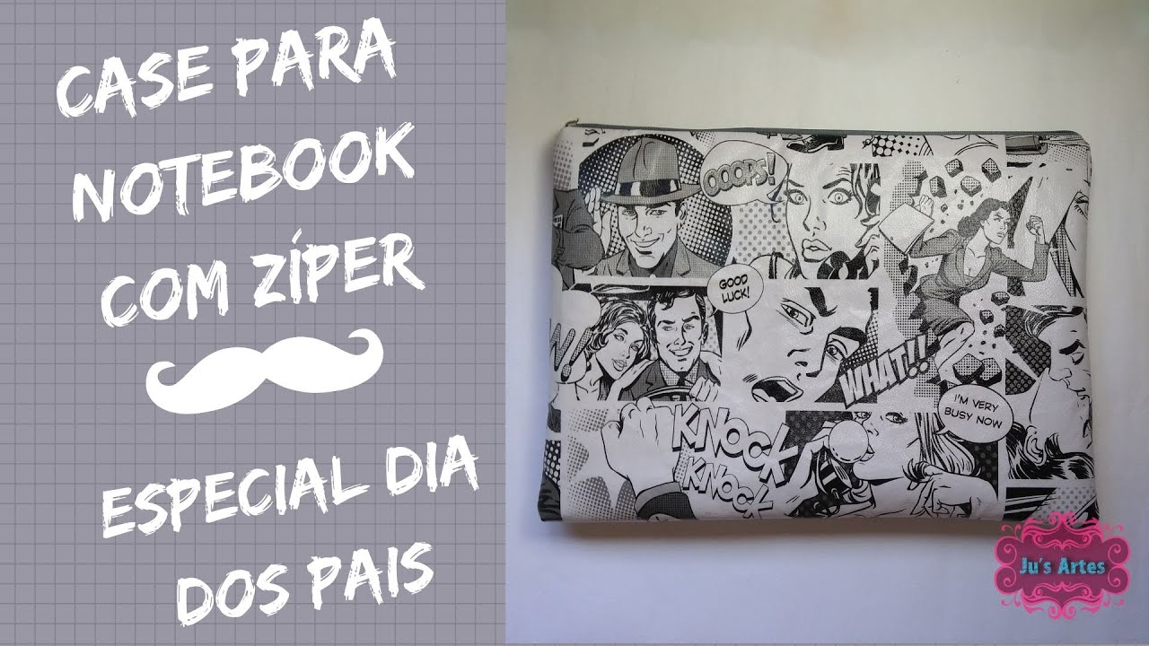 Case para Notebook com Zíper - Especial Dia dos Pais