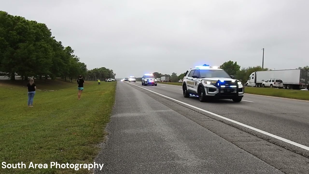 Walton County Sheriff's Office Deputy William May's Procession 4/3/25