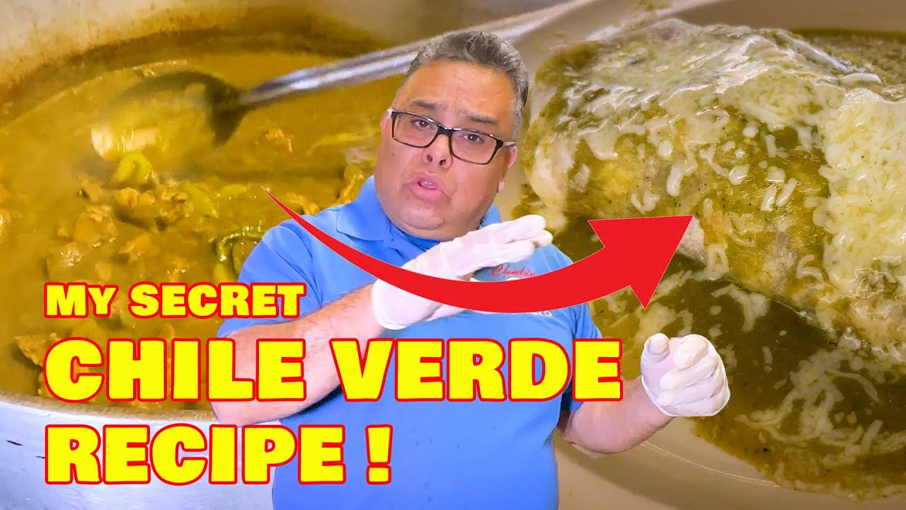Chile Verde Made by Mexican Restaurant Owner and Master Chef