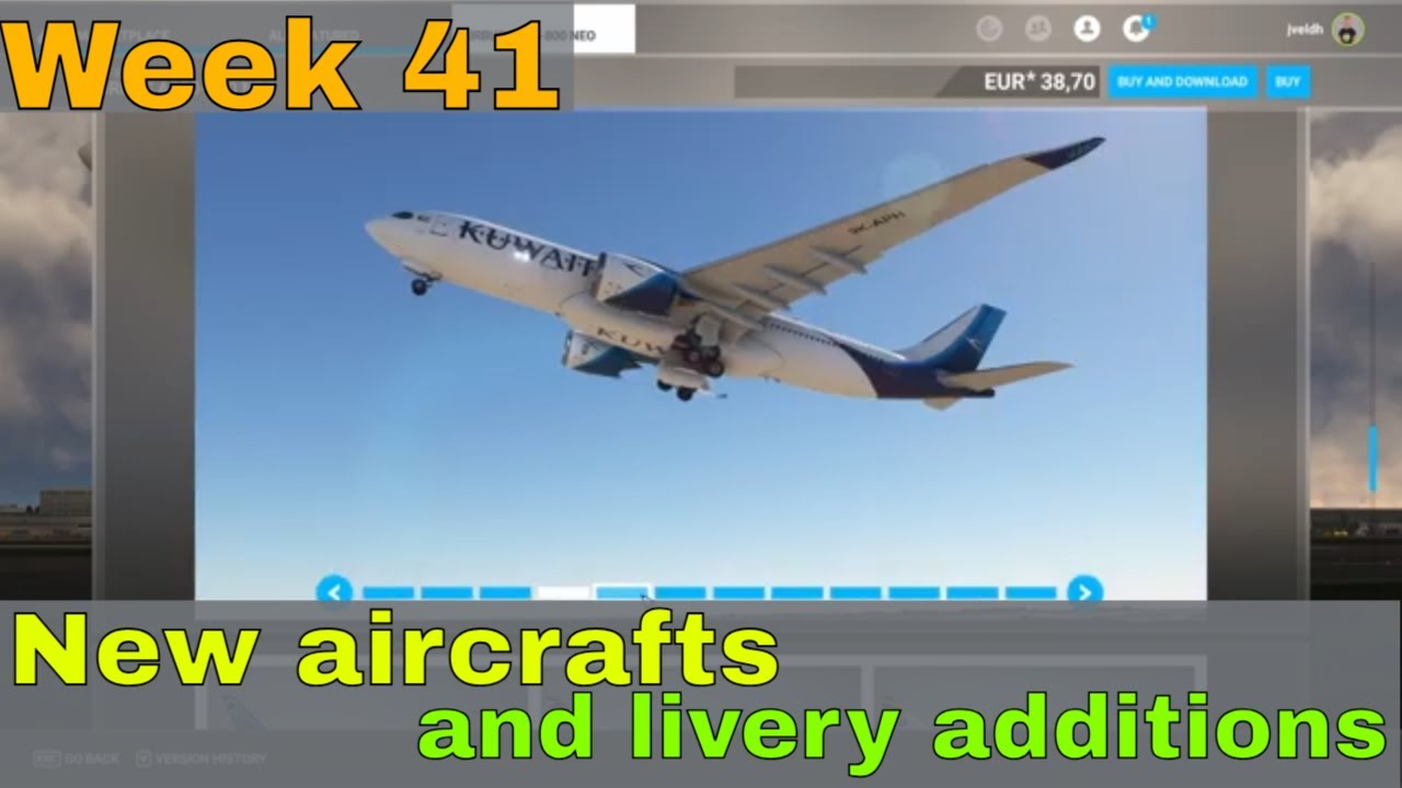 Новые самолёты и потрясающие ливреи в магазине MSFS2020! ✈️✨ | Еженедельное обновление | неделя 41
