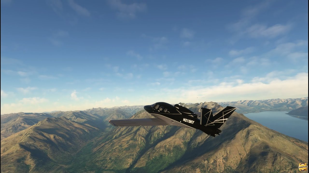 MSFS 2020 NZQN (Queenstown Airport) to NZMO (Te Anau Airport Manapouri)- Cirrus Jet- No Commentary