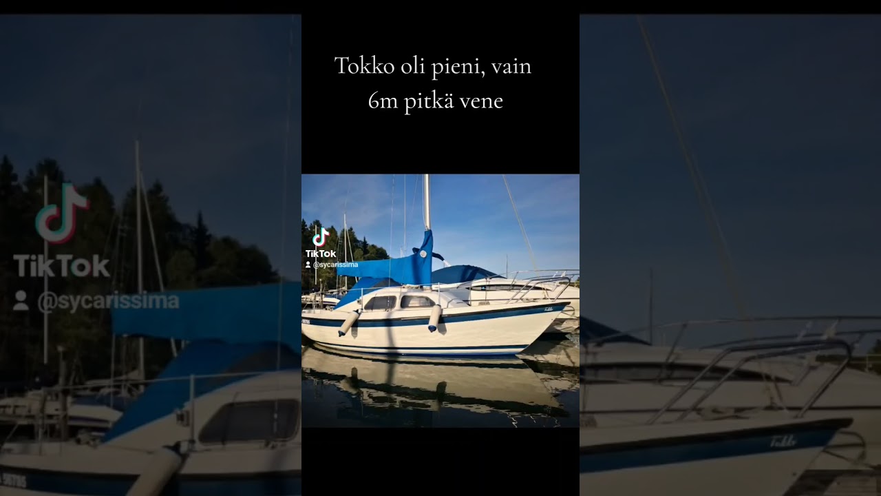 Meid&auml;n ensimm&auml;inen purjevene.