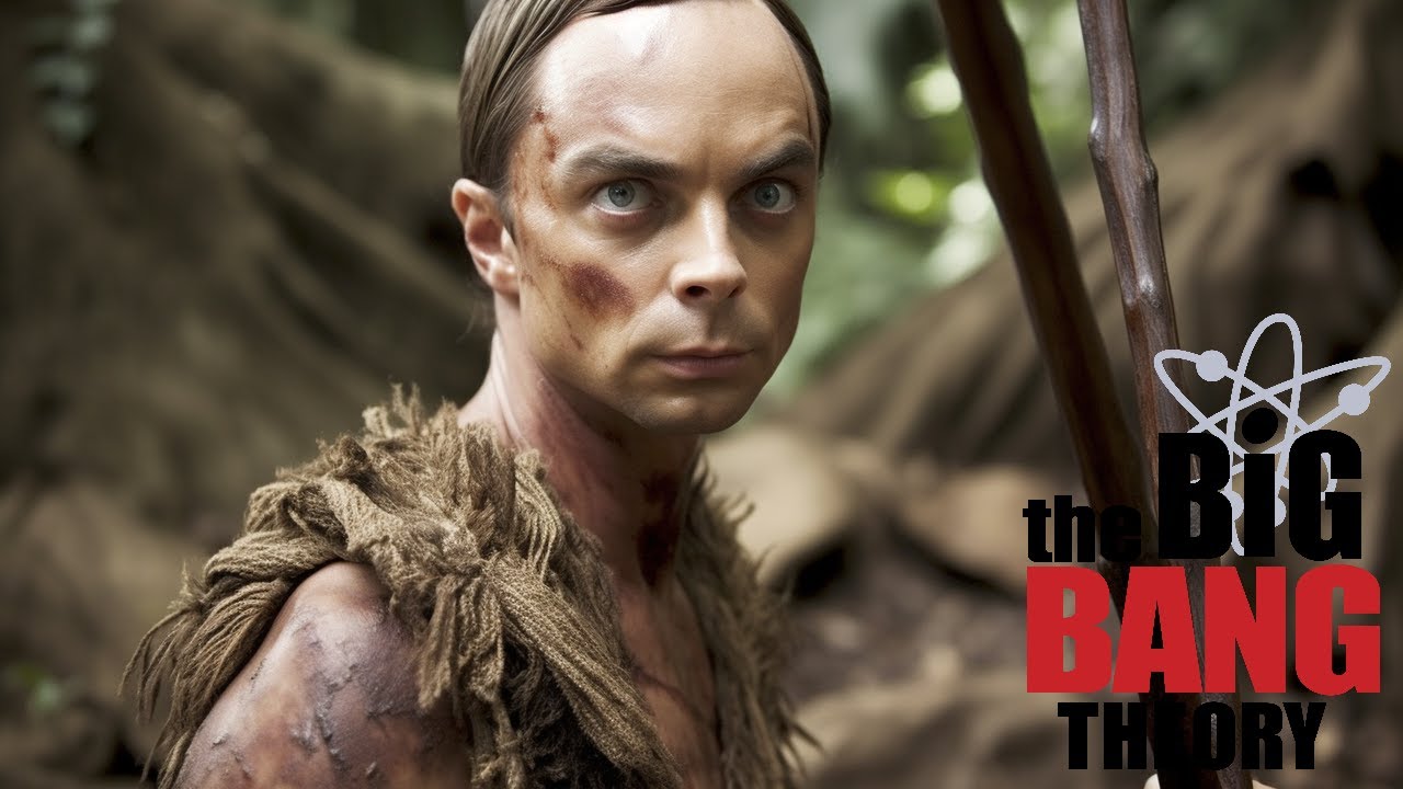 Big Bang Theory 10000 BC. AI Generated