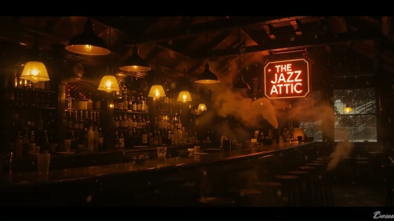 Cozy Rainy Night in the Attic 🌧️ Soft Piano & Jazz for Deep Focus (2 Hours)