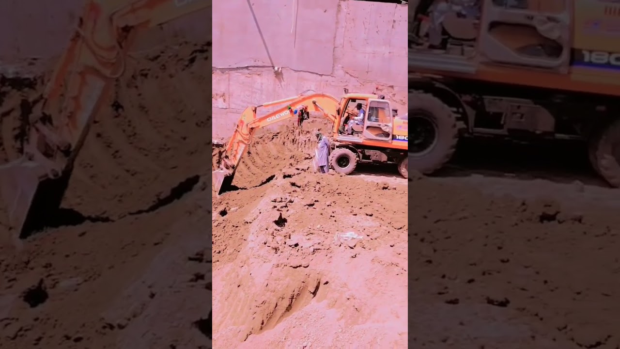 Marking for Excavation level | #viral #construction #youtubeshorts