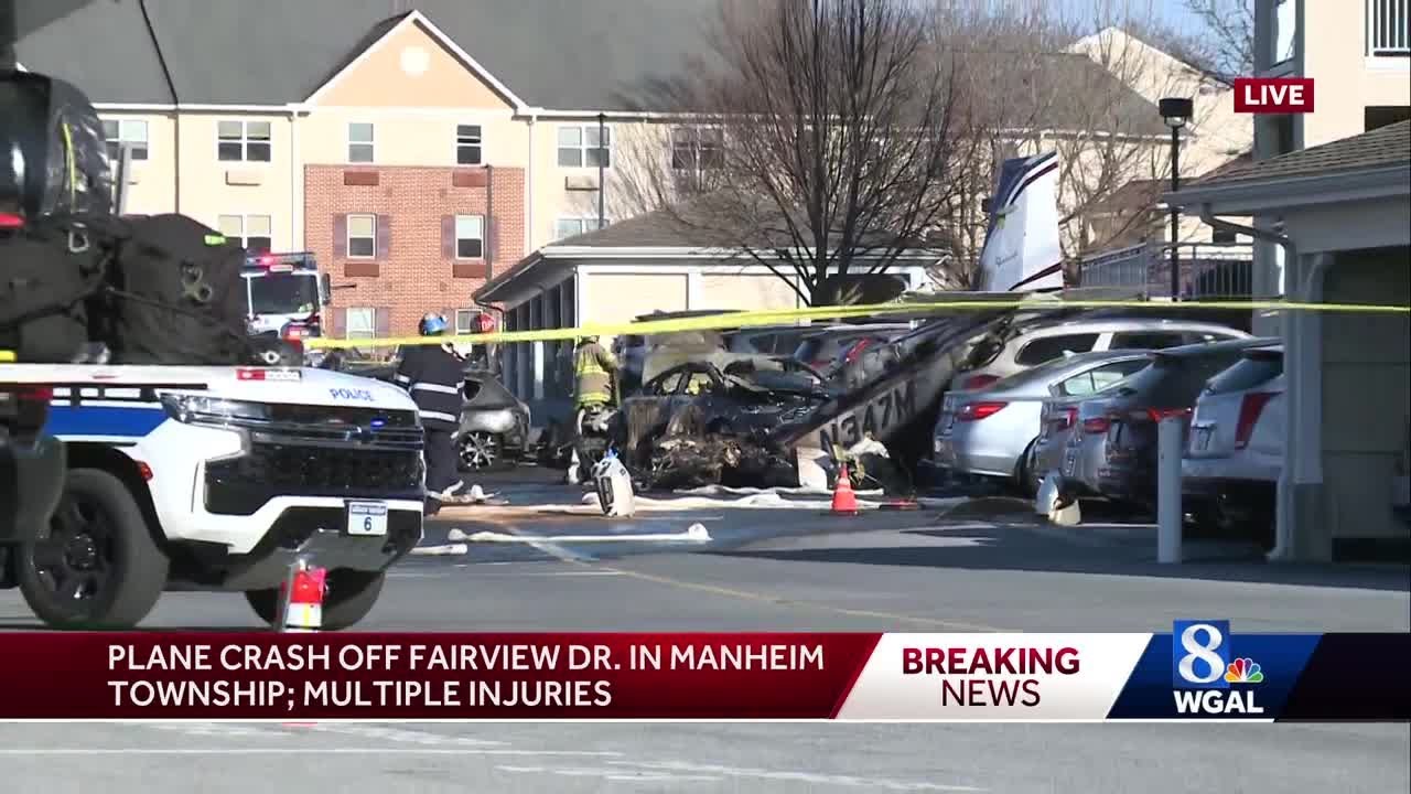 Five people were on the plane that crashed in Lancaster, says FAA