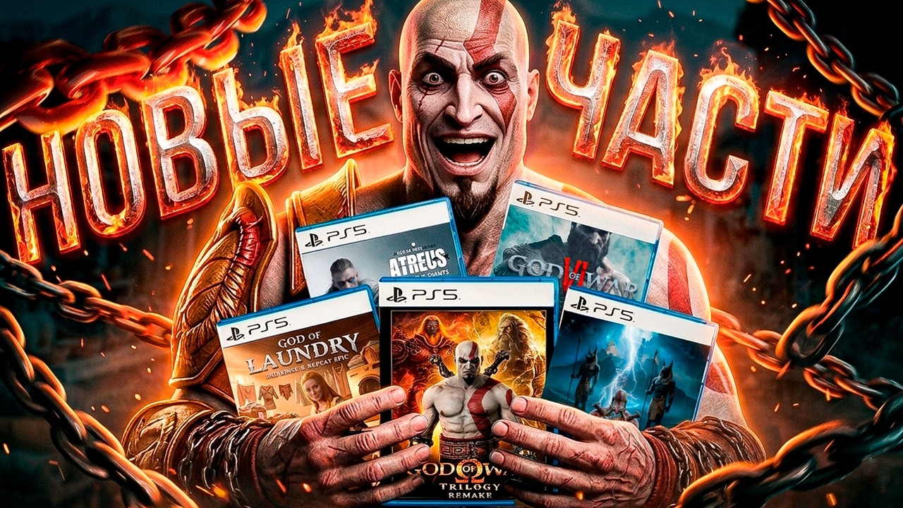 5 НОВЫХ ИГР ПО GOD OF WAR!