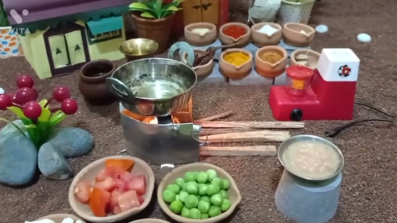 Miniature Matar Paneer / मटर पनीर रेसीपी 